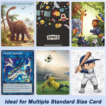 Ultra Clear 100 Card Sleeves – Soft Protectors for TCG & Sports Cards