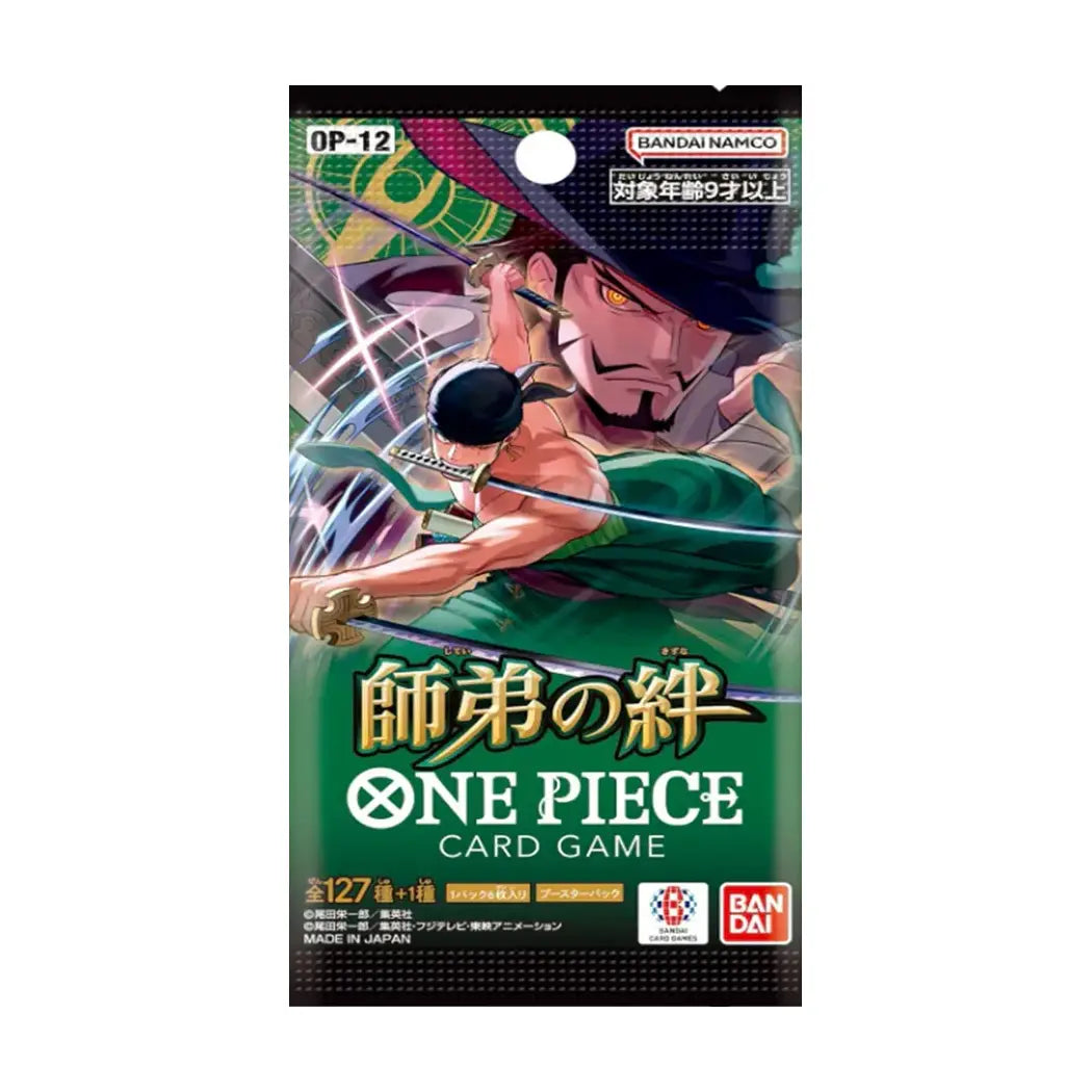 BANDAI ONE Piece: Master and Student Bonds (OP-12) Booster Pack (Japanese Version)