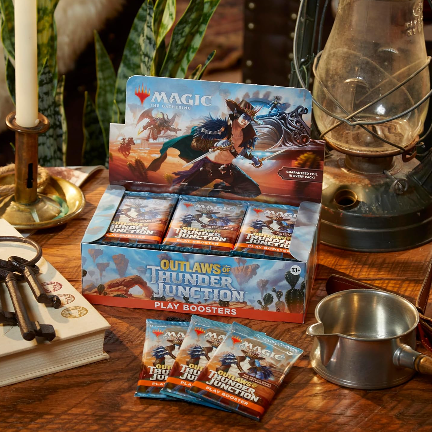 Magic: The Gathering Outlaws of Thunder Junction Play Booster Box - 36 Packs (504 Magic Cards)