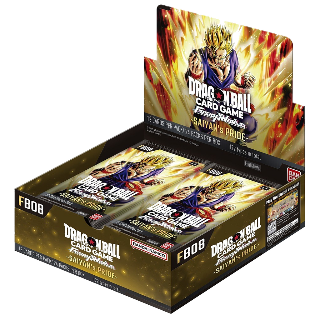 Dragon Ball Super Fusion World FB08 Saiyan’s Pride Booster Box (English Version)