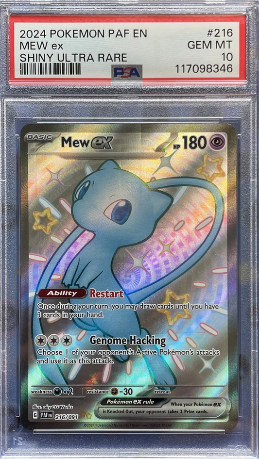 PSA 10 Mew ex 216/091 SV: Paldean Fates Holo  (English Version)