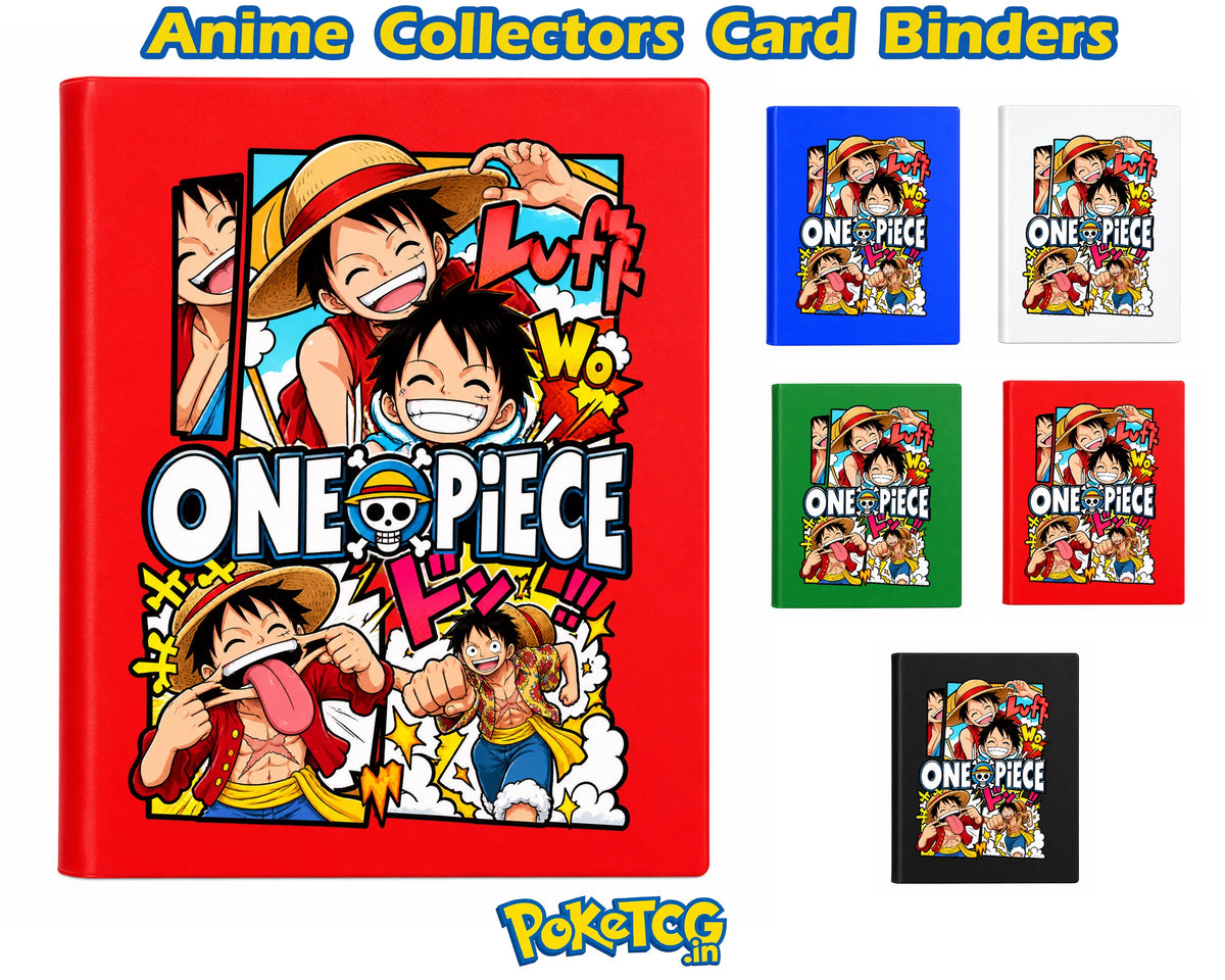 One Piece Monkey D. Luffy Anime Card Binder Straw Hat Pirates Edition