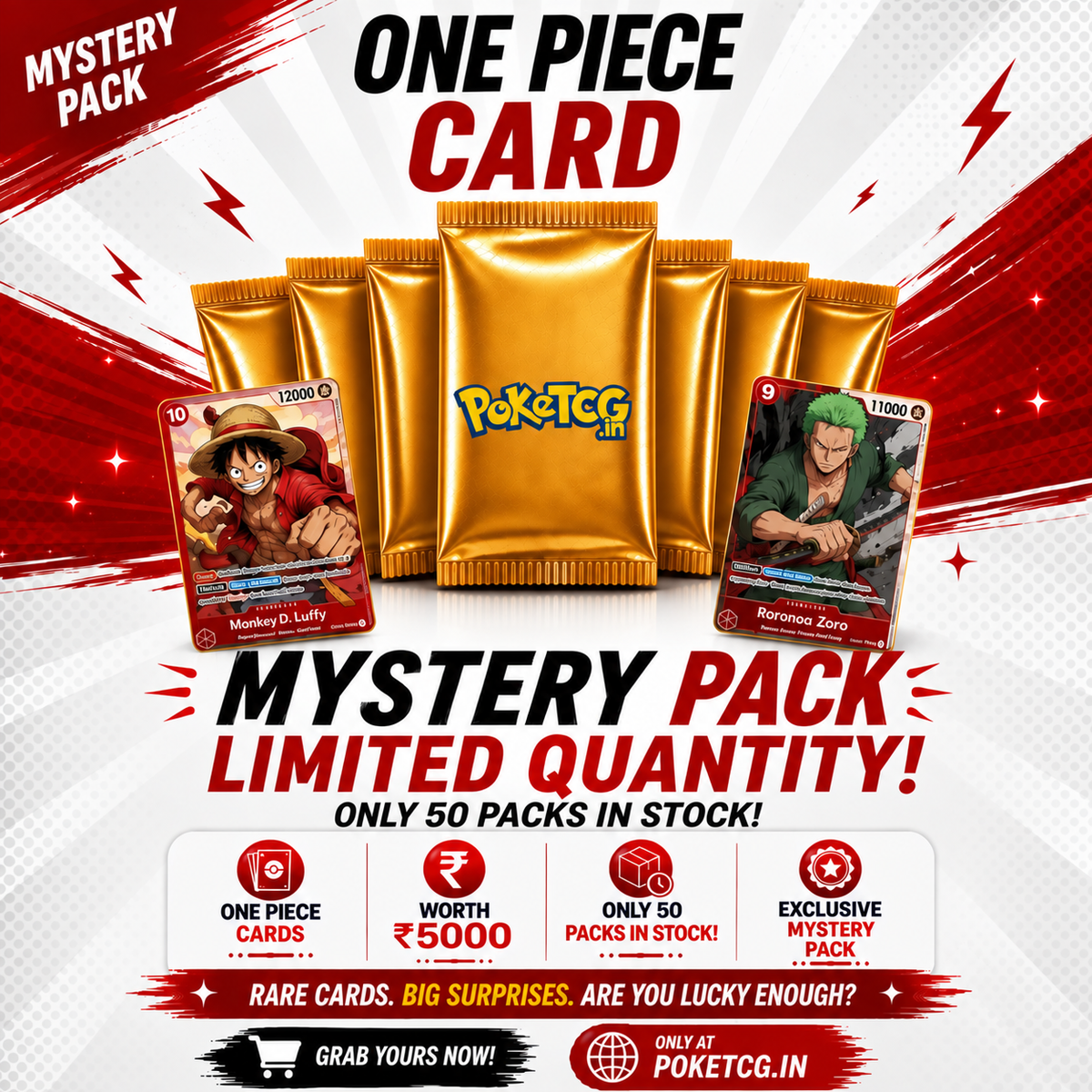 Exclusive Mystery Collection One Piece Cards
