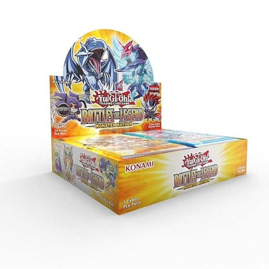 Yu-Gi-Oh! Monster Mayhem Booster Box – Legendary Battle Cards