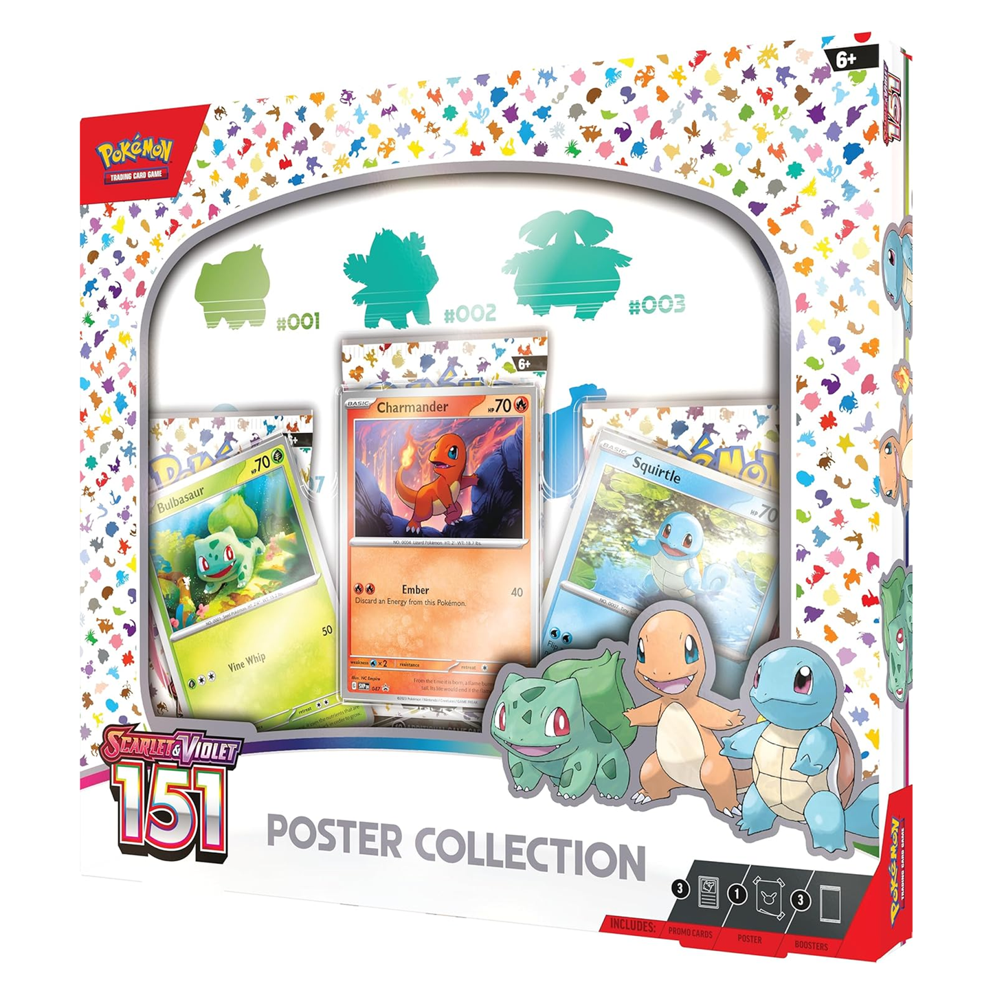 Pokemon TCG Scarlet & Violet 3.5 Pokemon 151 Poster Collection