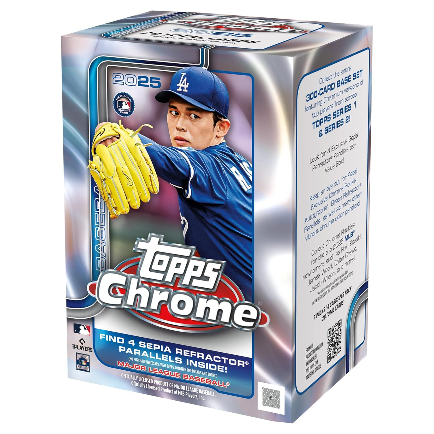2025 Topps Chrome Baseball - Factory Sealed - Value Box
