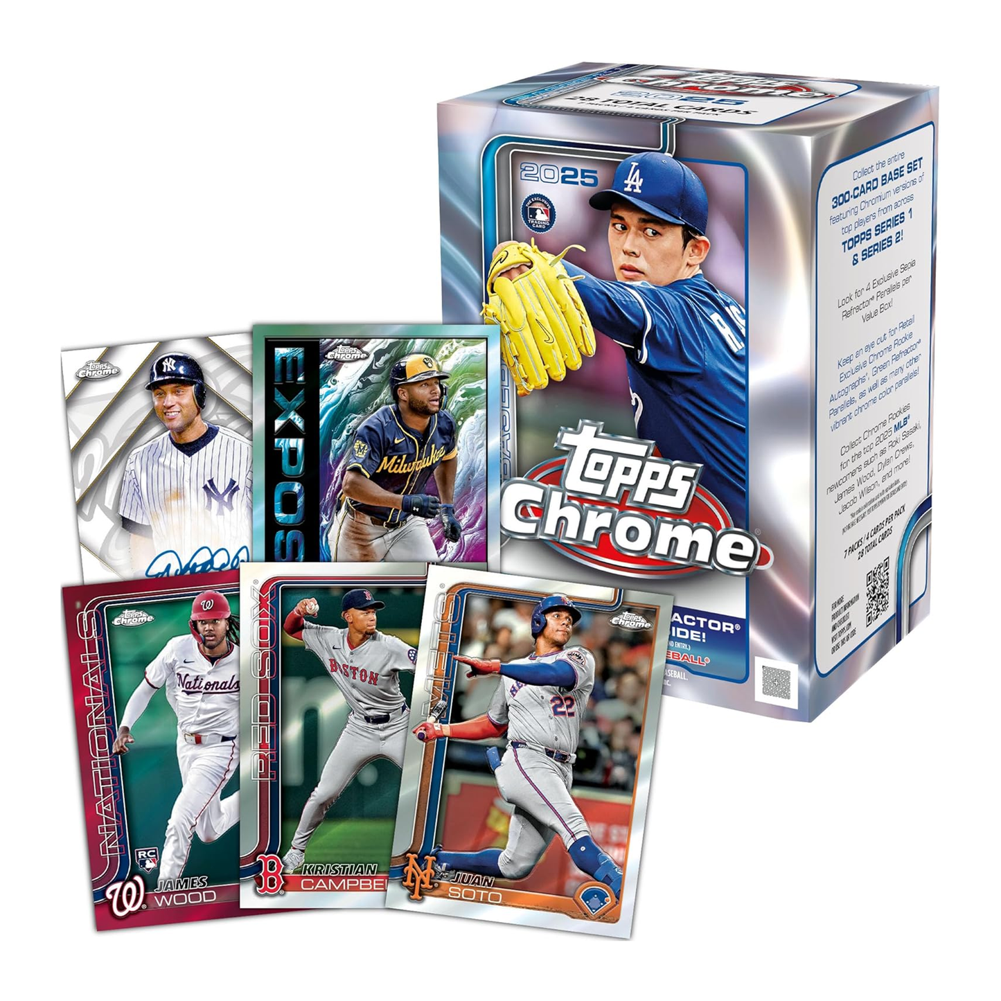 2025 Topps Chrome Baseball - Factory Sealed - Value Box