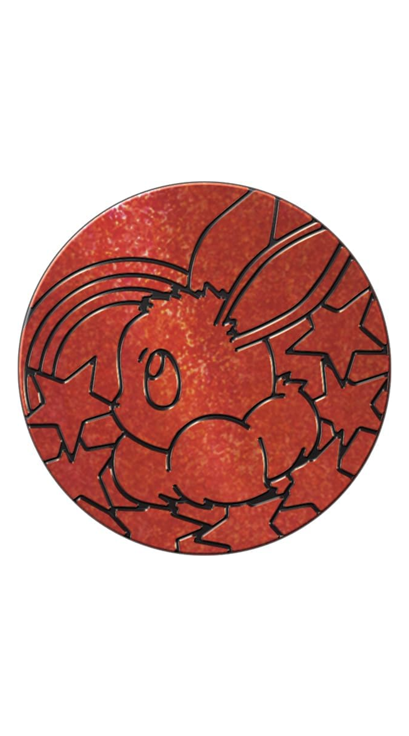 Pokemon TCG: Scarlet & Violet —Prismatic Evolutions Mini Tin - Flareon (2 Booster Packs & 1 Coin)