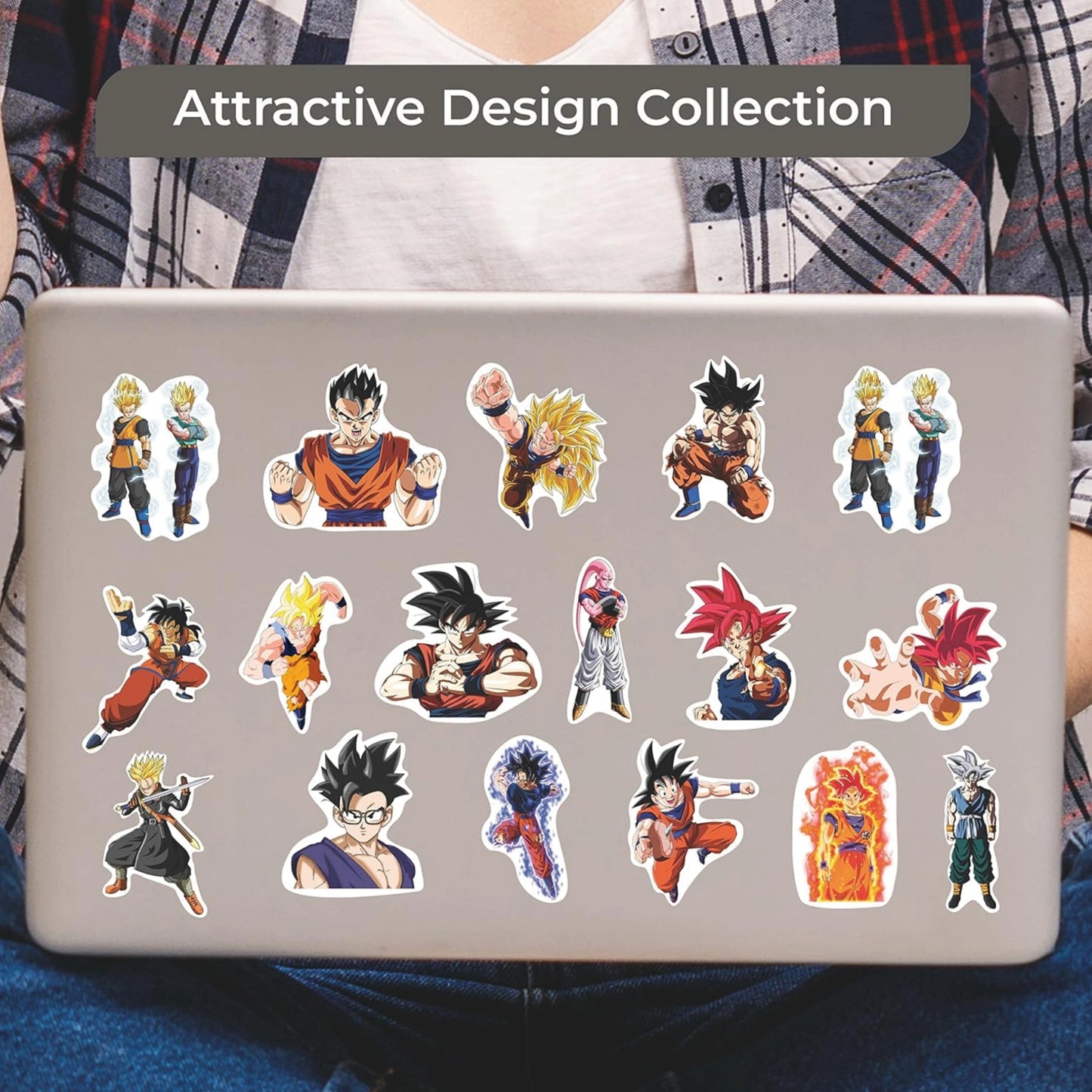 Dragon Ball Z Stickers Pack of 10 Assorted Anime Stickers | PokeTCG