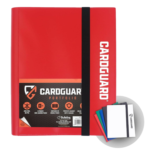CardGuard Trading Card Binder Pro-Folio – 4 Pocket Binder - Side-Loading Album, Durable & Acid-Free Storage for Pokémon, YuGiOh, MTG, TCG, Game & Sports Cards