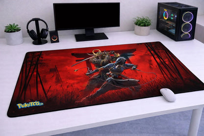 Assassin's Creed Shadows "Shinobi & Samurai" XXL Gaming Mousepad – 24" x 12" Aesthetic Desk Mat- Poketcg.in