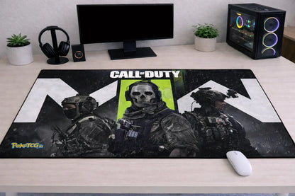 Call of Duty: Modern Warfare "Ghost & Task Force 141" XXL Gaming Mousepad – 24" x 12" Tactical Desk Mat- Poketcg.in