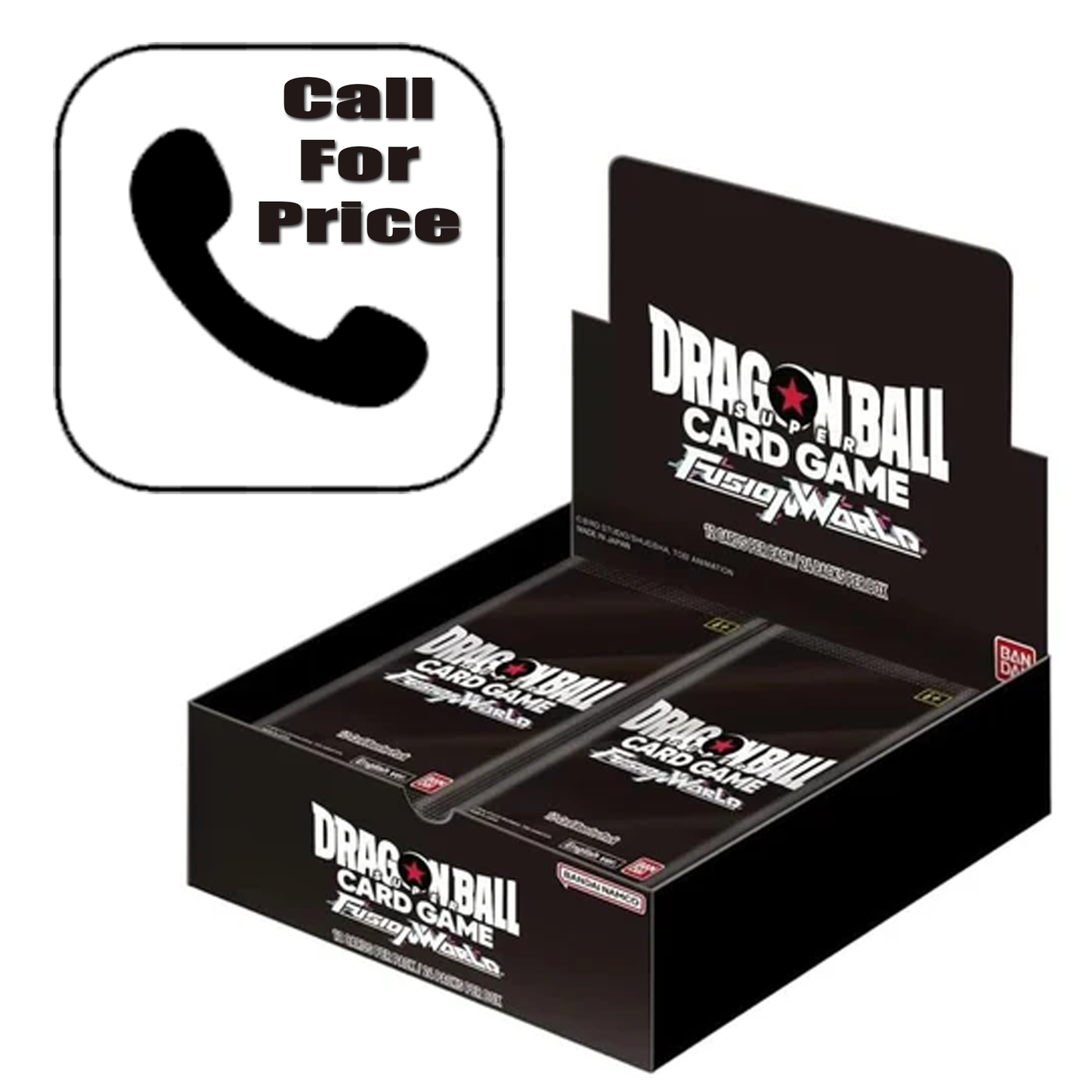 (Call For Price) Bandai Dragon Ball Super Card Game Fusion World Display Box Trading Card Booster Display (English Version)