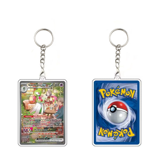 Pokémon Acrylic Character Keychain – Cute Anime Backpack Keyring