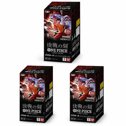 One Piece OP-16 The Time of Battle Japanese Booster Box (3 Boxes)