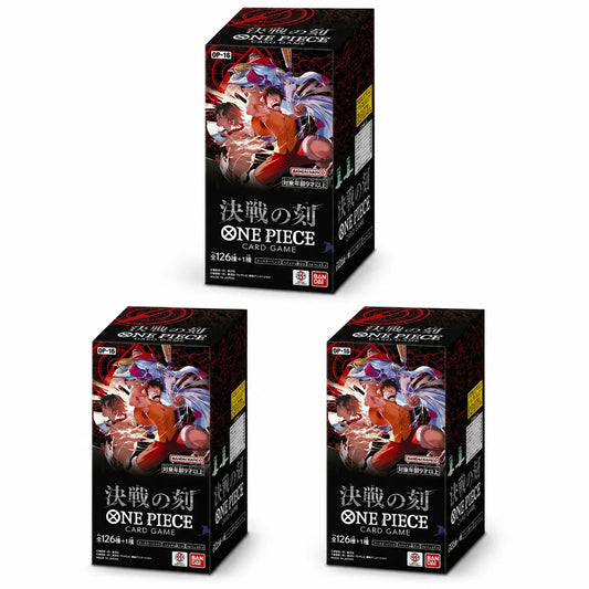 One Piece OP-16 The Time of Battle Japanese Booster Box (3 Boxes)