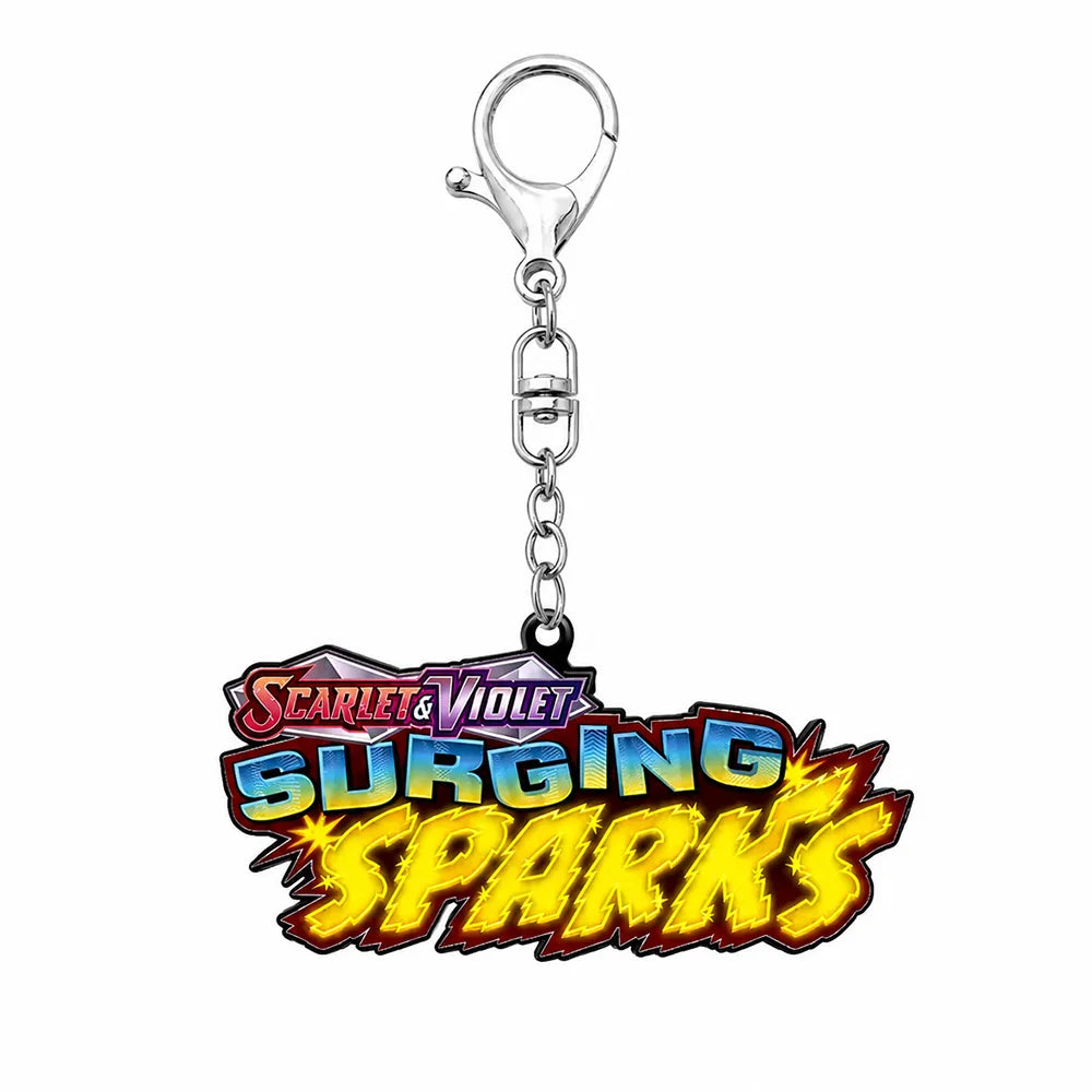 Scarlet & Violet Surging Sparks Logo Keychain