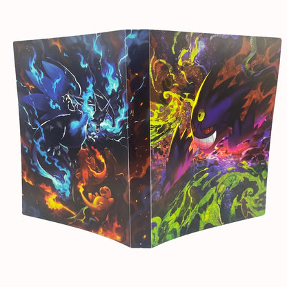 Gengar & Charizard Pokémon Card Album – 240 Card Capacity Matte Finish Collector Binder