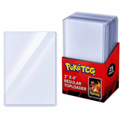 3" x 4" Premium Card Top Loader (35PT) – Hard Plastic Trading Card Protector (Single Piece)