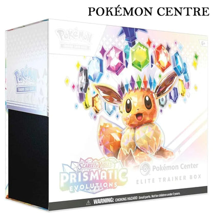 Pokémon TCG Prismatic Evolutions Pokémon Center Elite Trainer Box – Premium Collector Edition