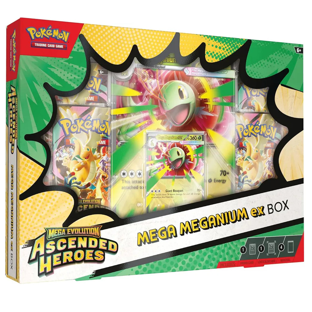Pokémon TCG Mega Evolution: Ascended Heroes – Mega Meganium ex Premium Box