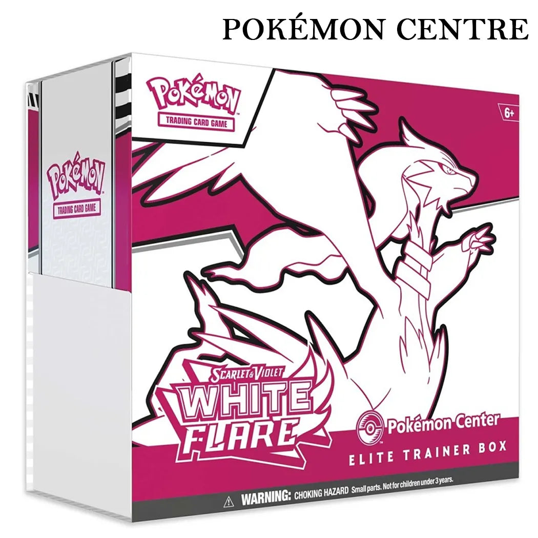 Pokémon Scarlet & Violet: White Flare Pokémon Center Elite Trainer Box – Exclusive Collector Edition