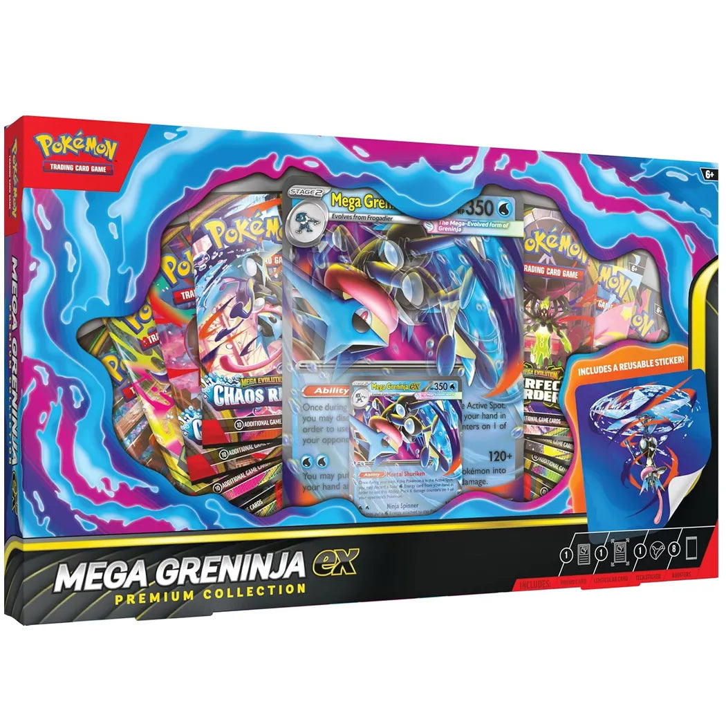 Pokémon Mega Greninja ex – Ultimate Premium Collection Box