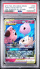 Pokémon trading card in a protective case with a PSA grading label