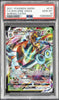 Pokémon trading card featuring Dhelmise VMAX in a protective case with PSA grading label.