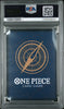 One Piece Card Game packaging with a compass design and PSA logo.