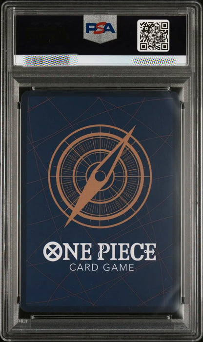 One Piece card game packaging with a logo and branding on a dark background