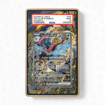 2024 Promo Special Illustration Greninja ex #132 PSA 10 Extended Art Graded Magnetic Display Case