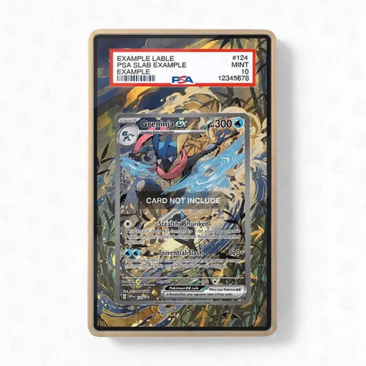 2024 Promo Special Illustration Greninja ex #132 PSA 10 Extended Art Graded Magnetic Display Case
