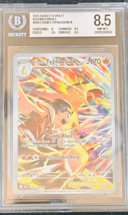 Ethan’s Typhlosion 190/182 Destined Rivals BGS 8.5 Pokémon Card