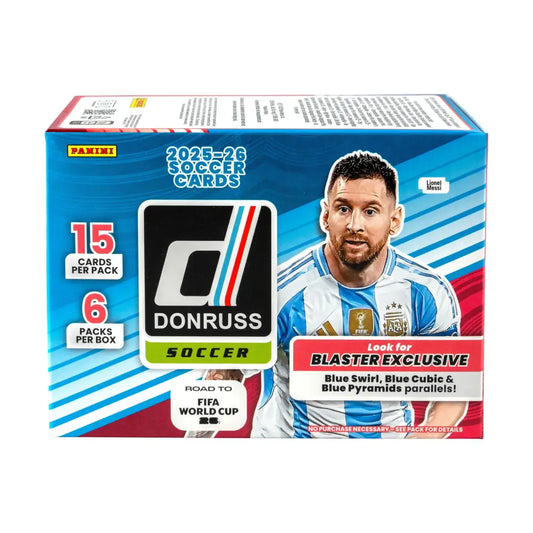 2025-26 Panini Donruss Road to FIFA World Cup 26 Soccer Blaster Box Lot of 4