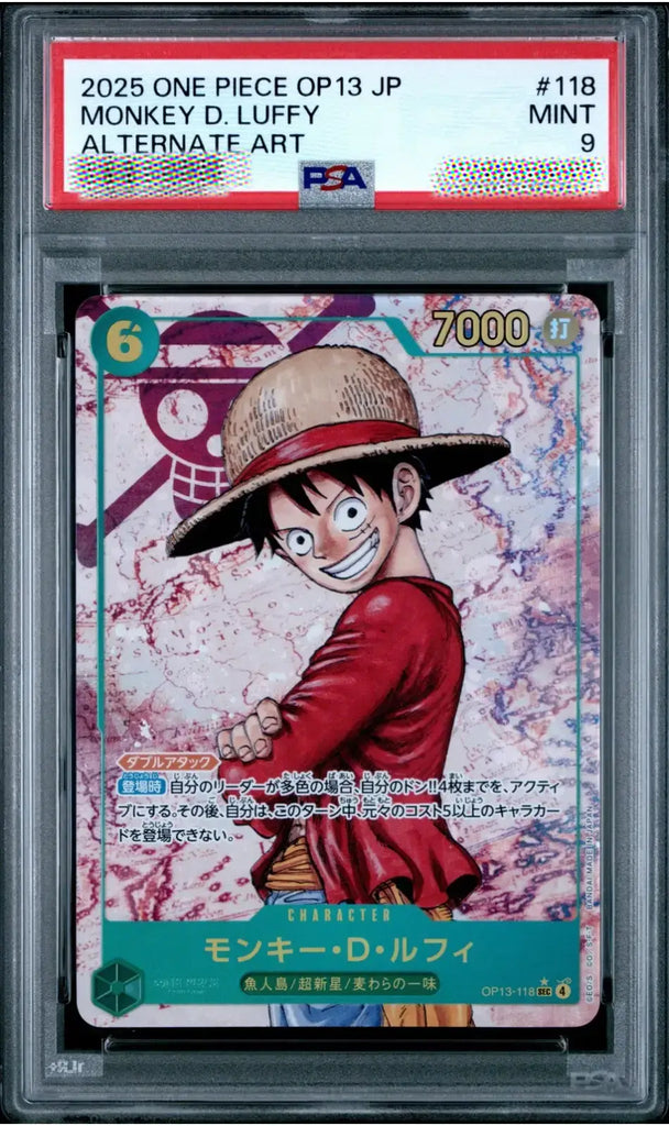 2025 One Piece JP OP13-118 Graded Card Collectible