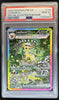 Pokémon trading card featuring Leafeon EX in a protective case with PSA grading label.