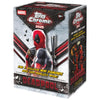 Topps Chrome 2025 Marvel Deadpool trading card box on a white background