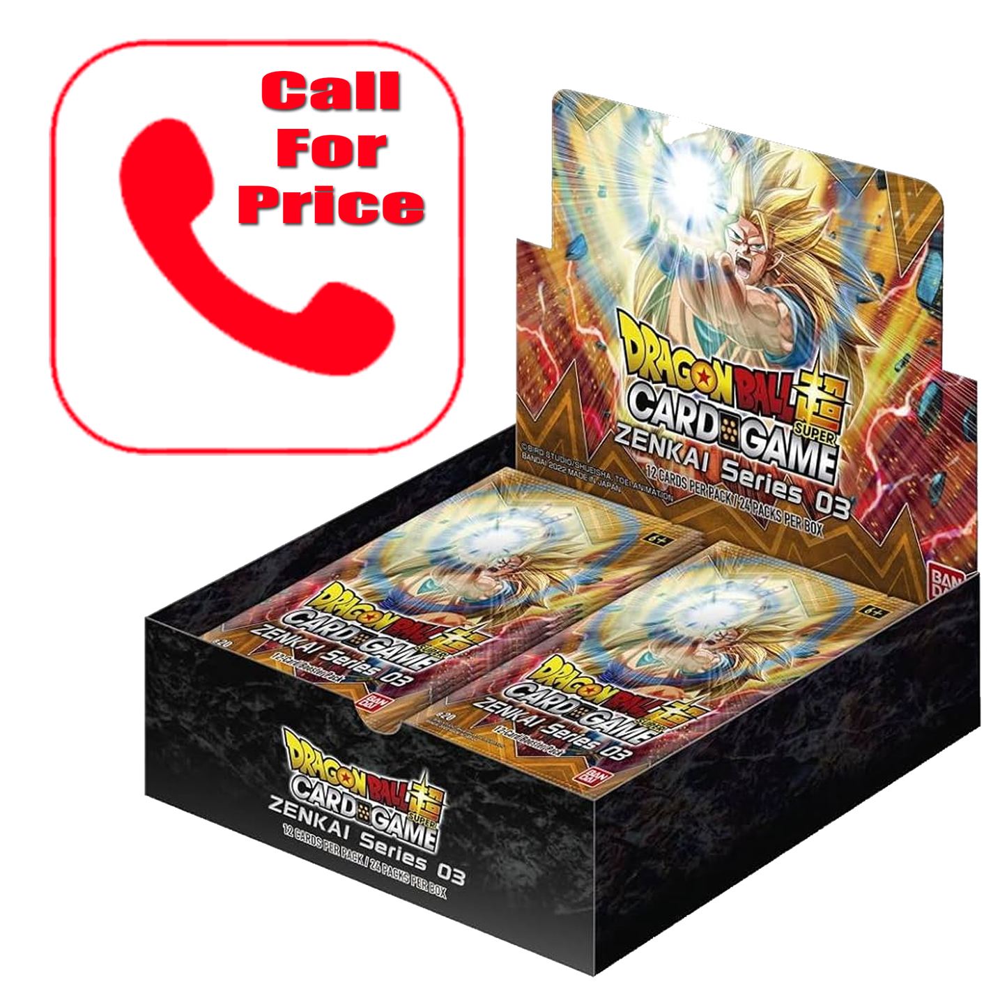 (Call For Price) Bandai Dragon Ball Super Card Game Zenkai Series Set 03 B20 Booster Box (English Version)