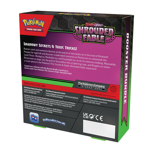 POKEMON TCG: SCARLET AND VIOLET SHROUDED FABLE BOOSTER BUNDLE (English Version)