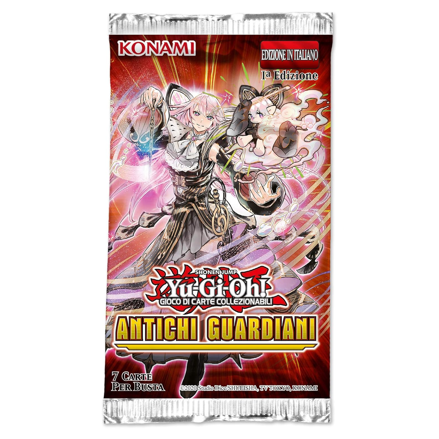 YU-GI-OH! Trading Card Game Ancient Guardians-Box (24 envelopes), Orange