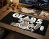Gear 5 Luffy Mousepad Anime Desk Mat XL One Piece Nika Power Gaming Mouse Pad Black White - PokeTCG