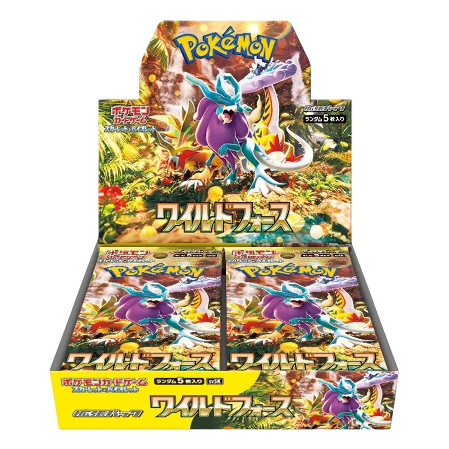 Wild Force SV5K Booster Box - Poketcg.in (Japanese Version)