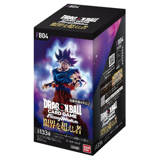Dragon Ball Super Card Game Fusion World Booster Box - Limit Breakers (FB04)24 Packs (Japanese Version)