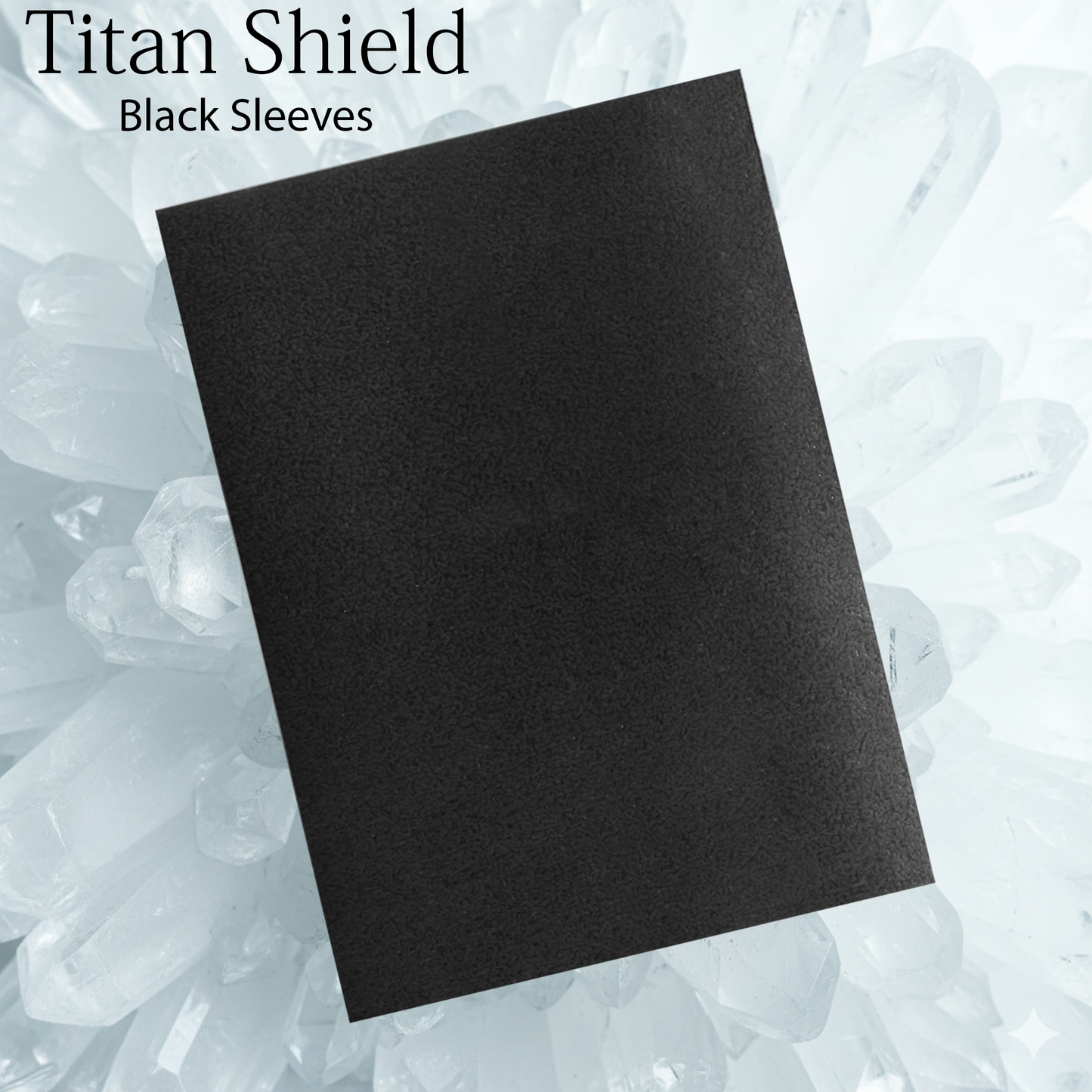 TitanShield (1 Sleeves, Black) Compatible with Standard Sized Board Games, MTG Magic The Gathering, Pokemon, Lorcana and Trading Cards 2.5" x 3.5" 66x91mm