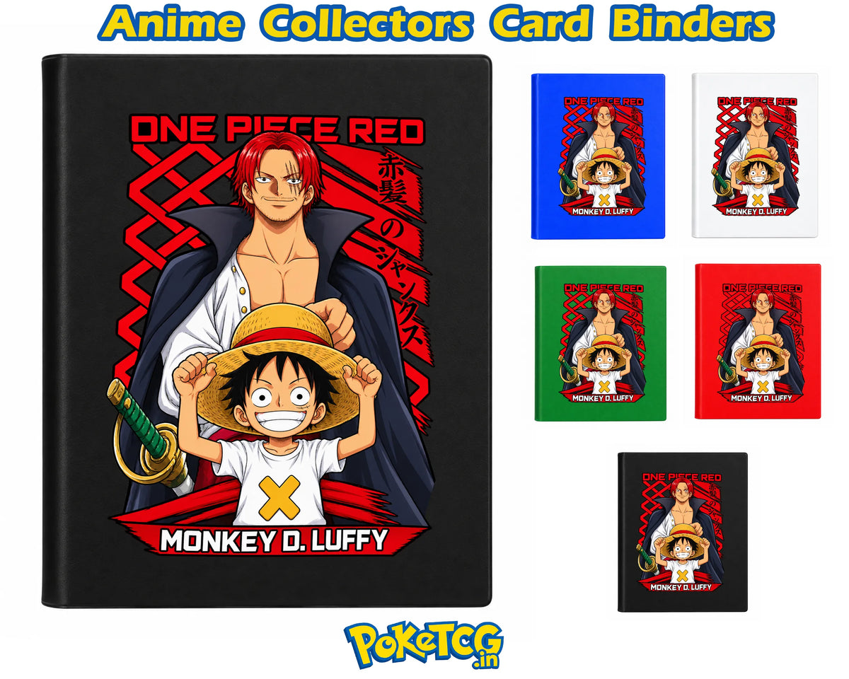 One Piece Monkey D. Luffy Anime Card Binder Straw Hat Pirates Edition
