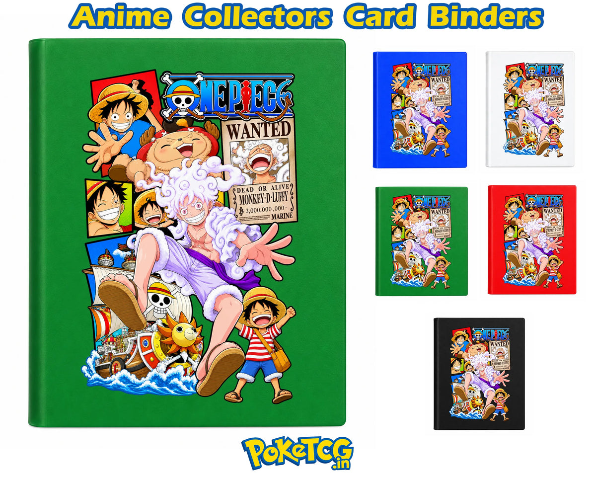 One Piece Monkey D. Luffy Anime Card Binder Straw Hat Pirates Edition