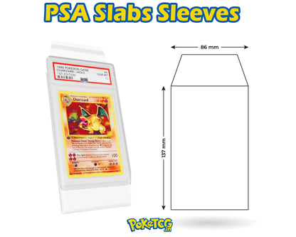 PSA Graded Card Sleeves – Ultra Protection for PSA Slabs (Set of 2 Sleeves)