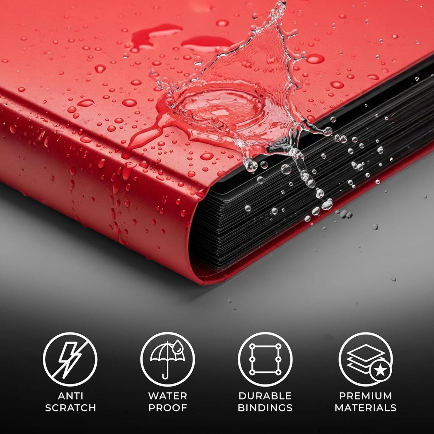 CardGuard Trading Card Binder Pro-Folio – 4 Pocket Binder - Side-Loading Album, Durable & Acid-Free Storage for Pokémon, YuGiOh, MTG, TCG, Game & Sports Cards