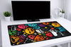 Abstract "Monster Doodle" XXL Gaming Mousepad – 24" x 12" Pop Art Streetwear Desk Mat - Poketcg.in